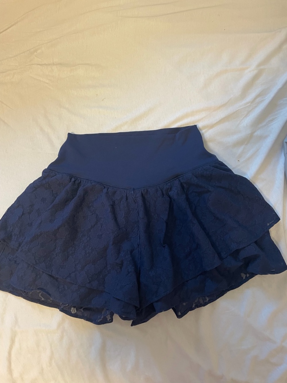 aerie Navy Like me flowy shorts